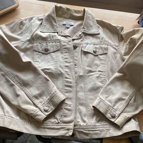 IZOD 100% cotton jacket - Picture 1 of 4